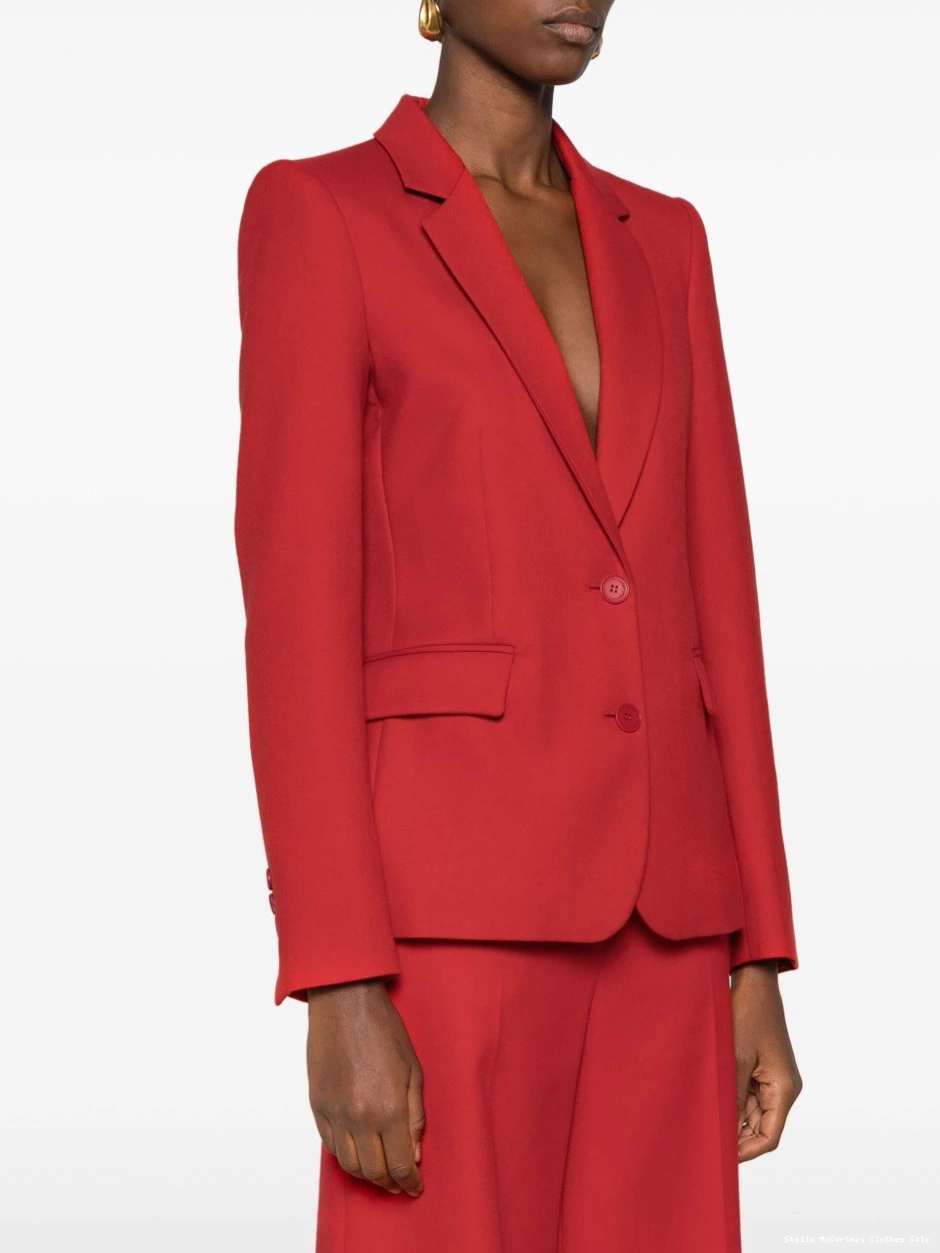 Affordable Women wool Stella McCartney flannel blazer 0809